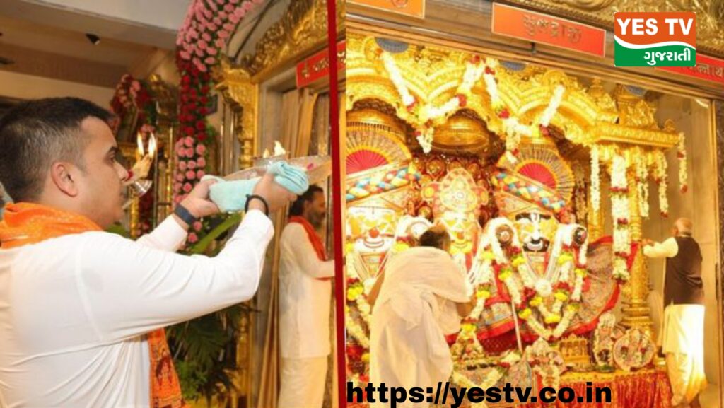 ભગવાન જગન્નાથજીની નેત્રોત્સવ વિધિમાં સહભાગી થઈને હર્ષ સંઘવીએ આરતી ઉતારી કરાવ્યું ધ્વજારોહણ