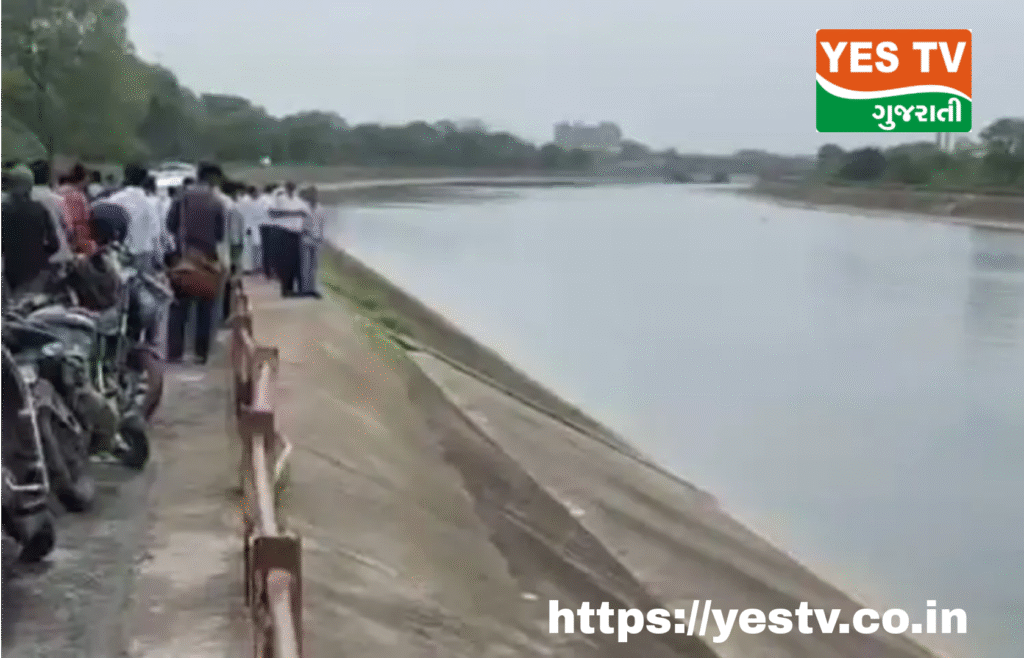 ગાંધીનગરના નભોઈ ગામ નજીક નર્મદા કેનાલમાં કાર ખાબકી, 2ના મોત, હજુ 2ની શોધખોળ